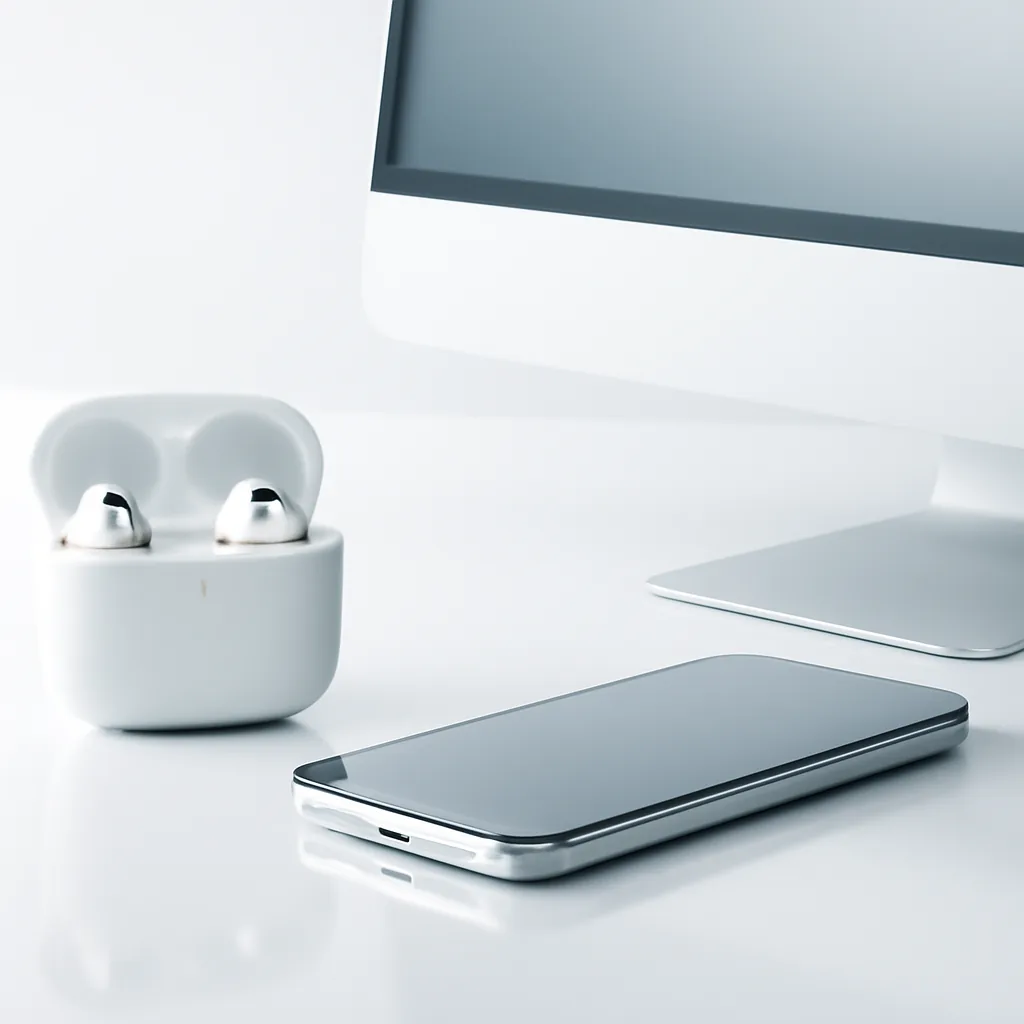 Sleek modern tech aesthetic, clean minimal compositions, bright
